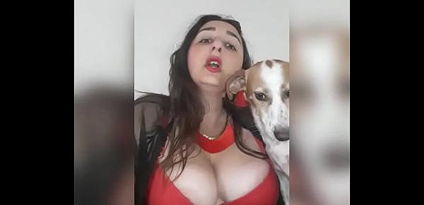  www.onlyfans.compaolasirena  mi  Perro Perrito y yo ) My dog and i !!  transexual Paola Sirena se hacen videos nuevos y personalizados por encargo ( manda mensaje )